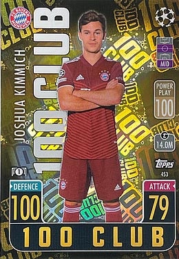 JOSHUA KIMMICH 2022-23 TOPPS STADIUM CLUB CHROME SOCCER GOLD