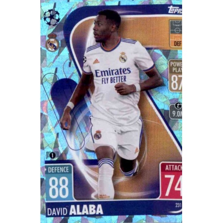 David Alaba Crystal Parallel Real Madrid 231