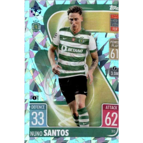 Nuno Santos Crystal Parallel Sporting Club 315