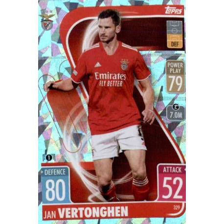 Jan Vertonghen Crystal Parallel Benfica 329