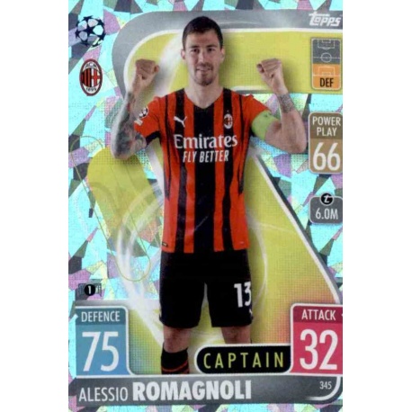 Alessio Romagnoli Crystal Parallel AC Milan 345