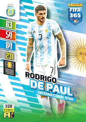 Sale Trading Cards Rodrigo De Paul International Star FIFA 365