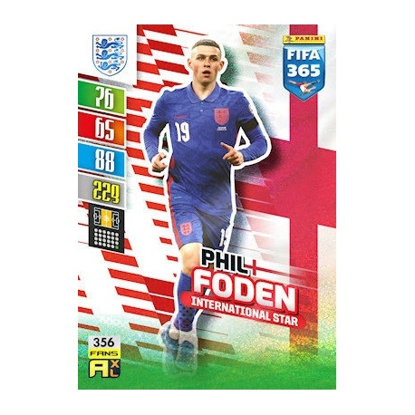 Phil Foden International Star England 356