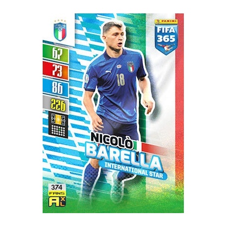 Nicolo Barella International Star Italy 374