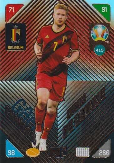 Trading Cards Kevin De Bruyne Game Changer Panini Adrenalyn XL Euro 2021  Kick Off