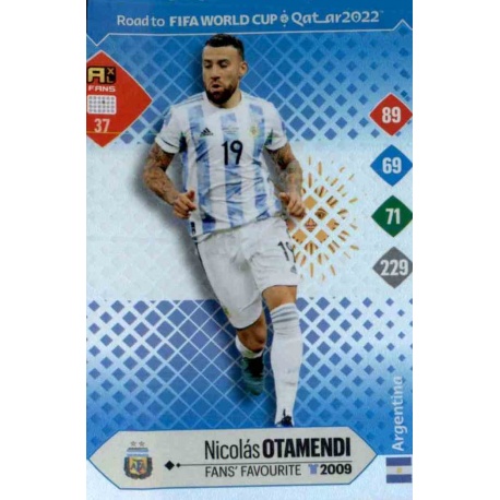 Nicolás Otamendi Fans' Favourite Argentina 37