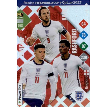 Rashford / Kane / Sancho Power Trio England 168