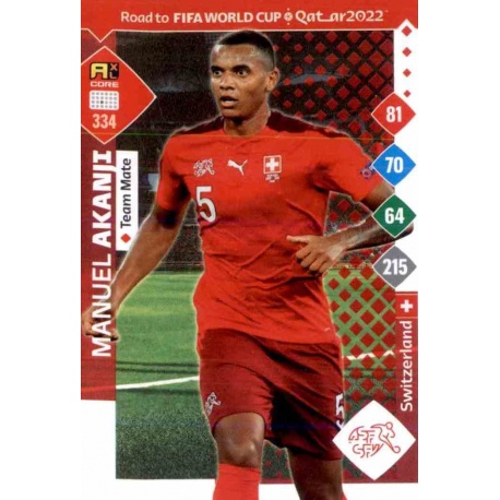 Manuel Akanji Switzerland 334