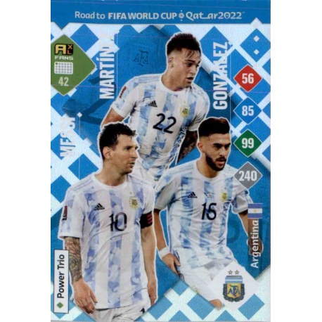 Messi / Martínez / González Power Trio Argentina 42