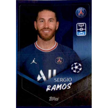 Buy Sticker Sergio Ramos Paris Saint-Germain Topps Uefa Champions ...