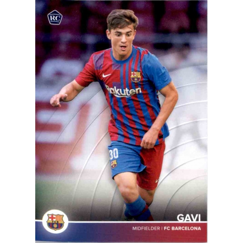 Soccer Trading Cards Gavi RC Players Topps Team Set Oficial del FC