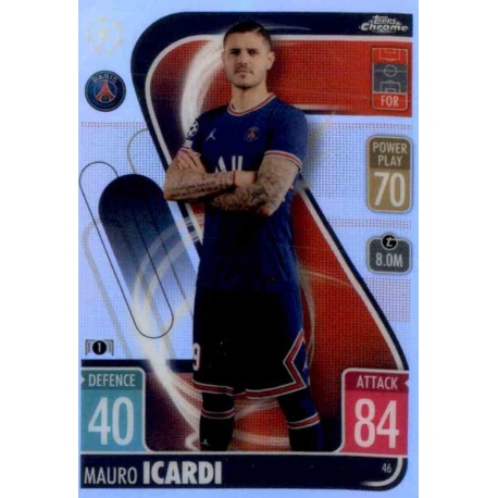 Mauro Icardi Refractor Paris Saint-Germain 46