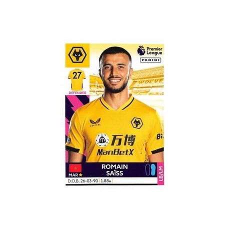 Romain Saïss Wolverhampton Wanderers 621