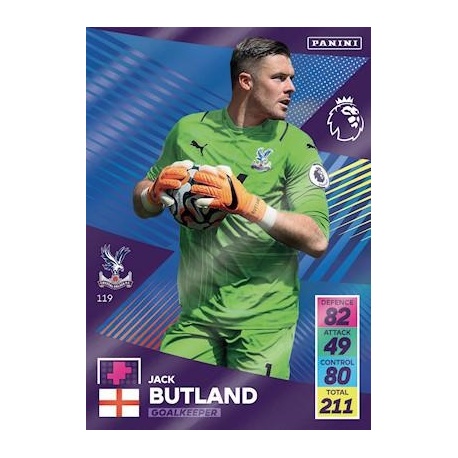 Comprar Online Jack Butland Crystal Palace Panini Adrenalyn XL Premier ...