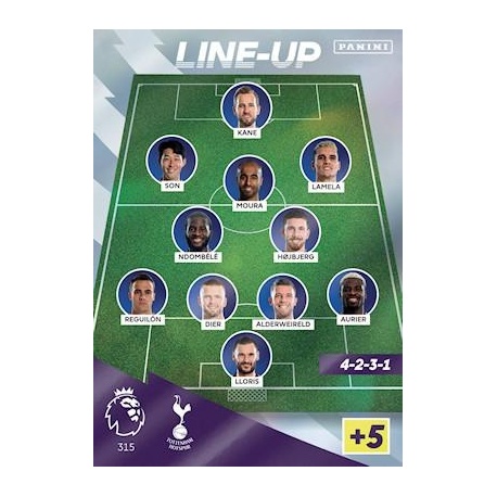 Line-Up Tottenham Hotspur 315