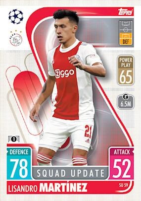 Offer Soccer Cards Lisandro Martínez Squad Update Match Attax