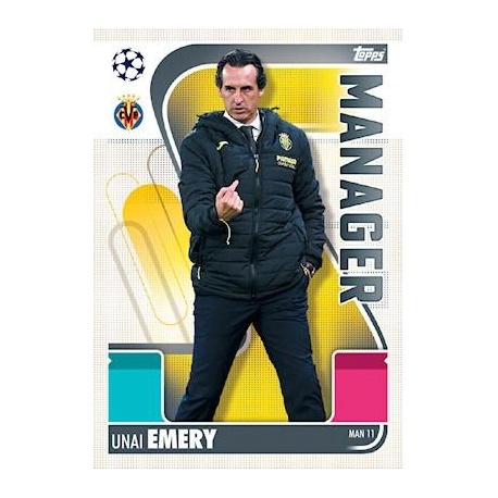 Unai Emery Villarreal Manager MAN11