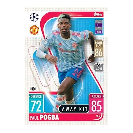 Paul Pogba Manchester United Away Kit AK2