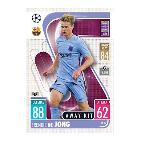 Frenkie De Jong Barcelona Away Kit AK10