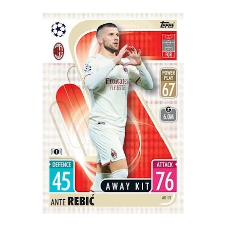 Ante Rebić AS Roma Away Kit AK13