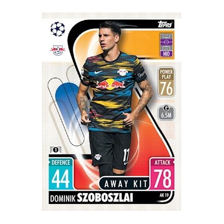 Dominik Szoboszlai RB Leipzig Away Kit AK19