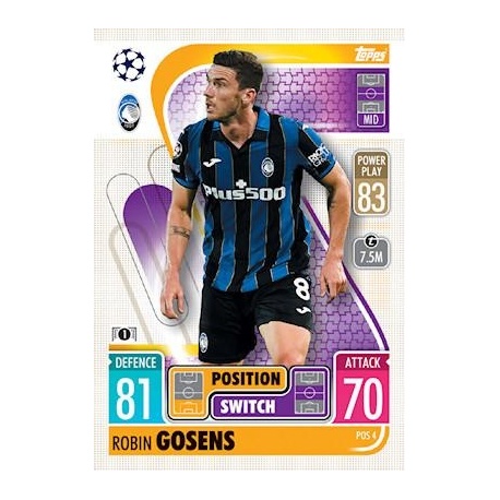 Robin Gosens Atalanta BC Position Switch POS4