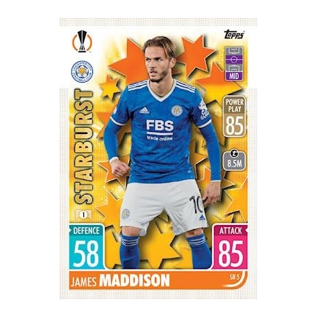 James Maddison Leicester City Starburst SB5