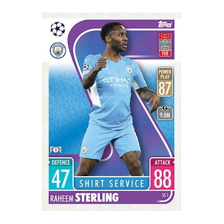 Raheem Sterling Manchester City Shirt Service SS1