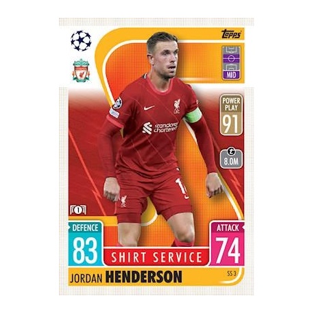 Jordan Henderson Liverpool Shirt Service SS3