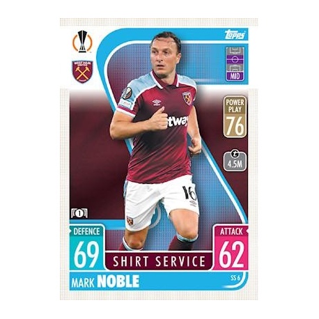 Mark Noble West Ham United Shirt Service SS6