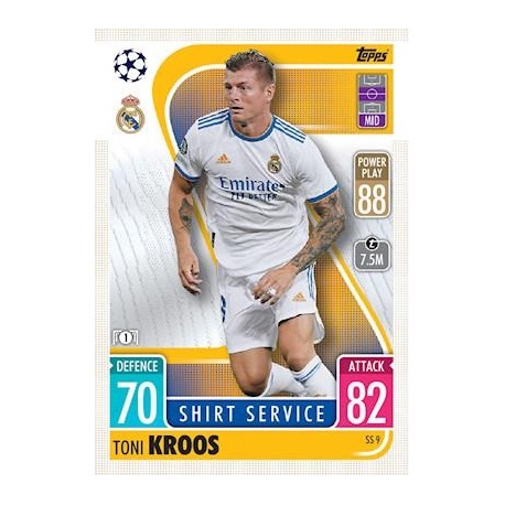 Toni Kroos Real Madrid Shirt Service SS9