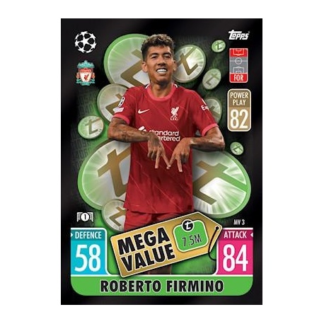 Roberto Firmino Liverpool Mega Value MV3