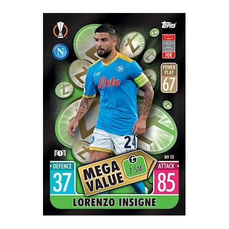 Lorenzo Insigne SSC Napoli Mega Value MV10