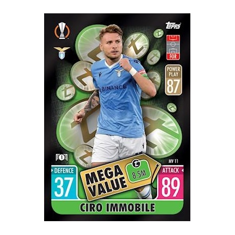 Sale Trading Cards Ciro Immobile Mega Value Match Attax Extra 2022