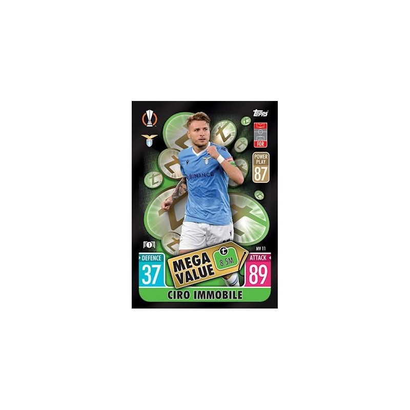 Sale Trading Cards Ciro Immobile Mega Value Match Attax Extra 2022