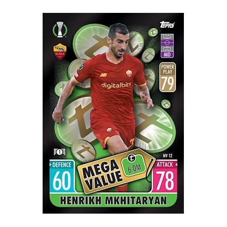 Henrikh Mkhitaryan AS Roma Mega Value MV12