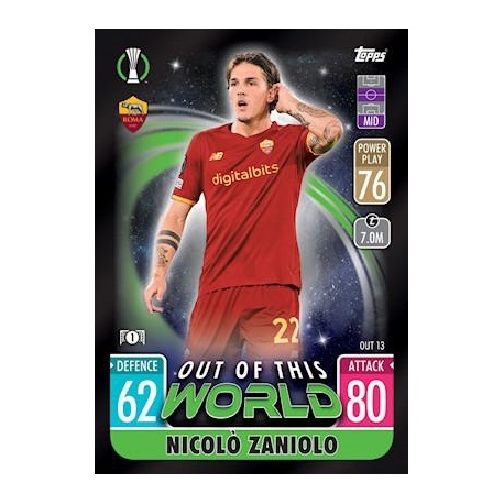 Nicoló Zaniolo AS Roma Out of this World OUT13