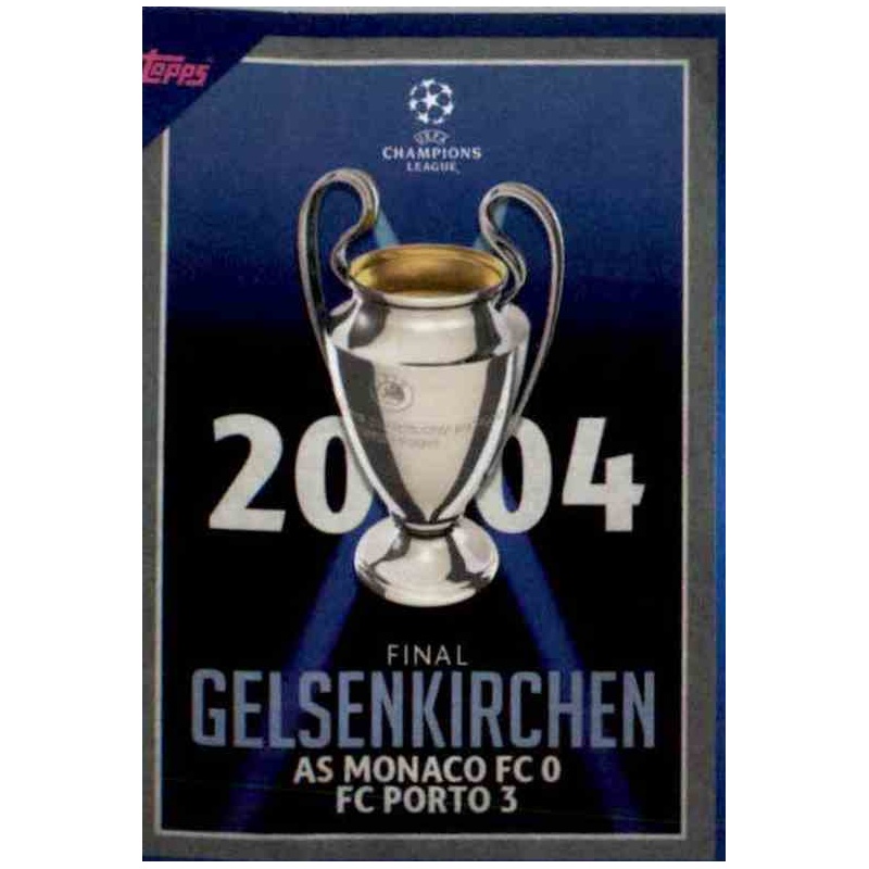 Sale Sticker of Final 2004 - AS Monaco FC 0-3 Porto Classic Finals Topps Stickers Champions 2021/22