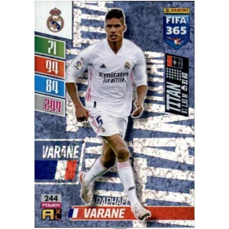 Raphaël Varane Titan Real Madrid 244