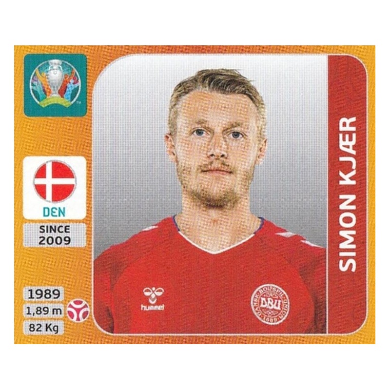 Offer Sticker Simon Kjær Denmark Panini Euro 2020 Stickers