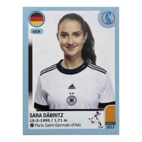 Sale Sticker of Sara Däbritz Germany Panini Uefa Women's Euro 2022 England