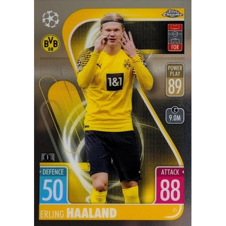 21/22 Match Attax Erling Haaland LED Borussia Dortmund Diamond Limited  Edition