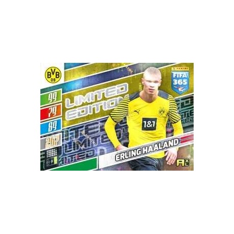 Erling Haaland - Borussia Dortmund - International Star - carte 322 FIFA  365 : 2021 Adrenalyn XL