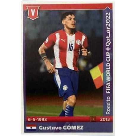 Sale Sticker of Gustavo Gomez Paraguay Panini Road To World Cup 2022 ...