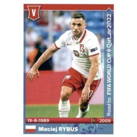 Buy Sticker Maciej Rybus Poland Panini Road To Qatar 2022 Stickers