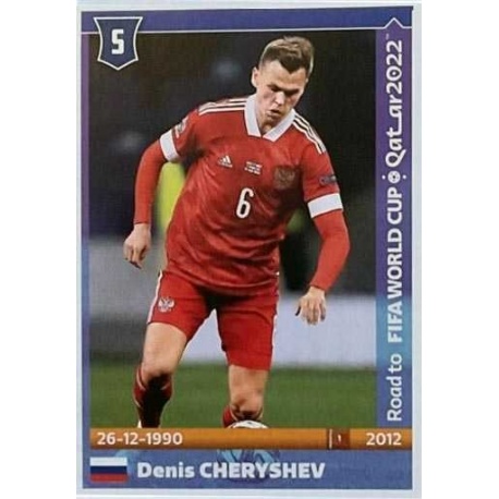 Buy Sticker Denis Cheryshev Russia Panini Road To World Cup 2022 Stickers