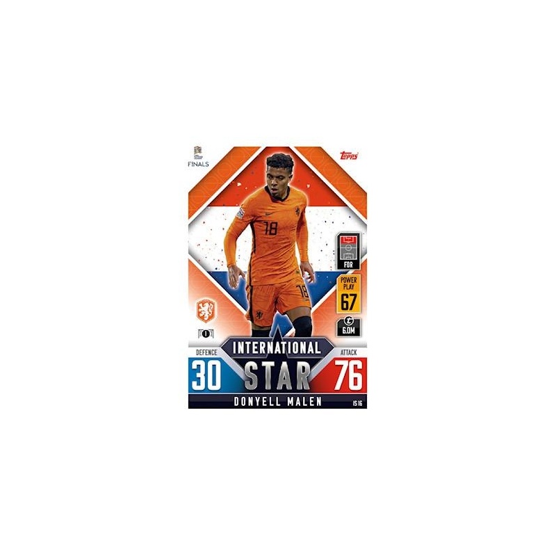 Cromos De F Tbol Donyell Malen Netherlands International Star Match