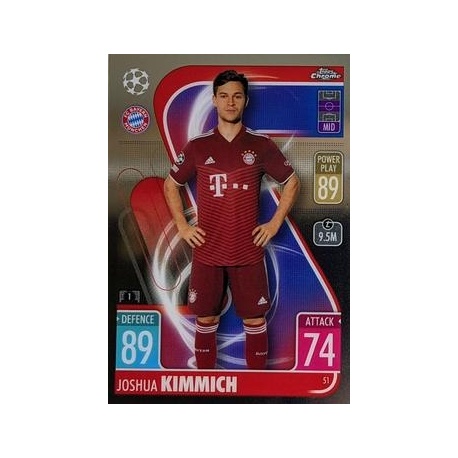 Trading Cards Joshua Kimmich Bayern Munchen Topps Match Attax