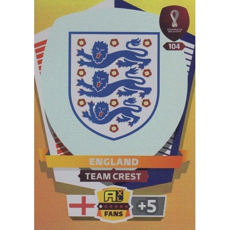 Team Crest England 104