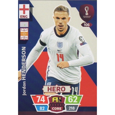 Jordan Henderson England 106